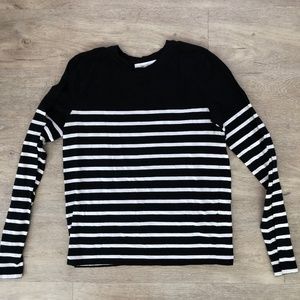 striped long-sleeved shirt | la ligne | s